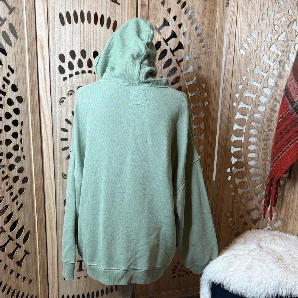 American Eagle Outfitters Green Hoodie Sweater - Picture 6 of 9